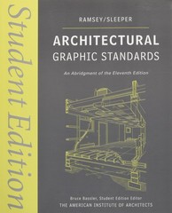 Architectural Graphic Standards: Student Edition – paperback Ramsey, Charles…