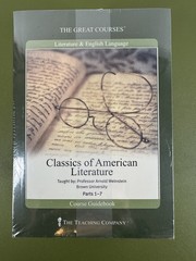 Great Courses CLASSICS AMERICAN LITERATURE A. Weinstein Parts 1-7 DVD + Book Set
