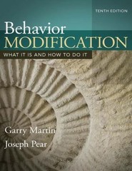Behavior Modification (10th Edition), Martin, Garry,Pear, Joseph, Good Book