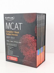 MCAT Kaplan Complete 7 Book Subject Review 2021-2022 Online Book, Practice Tests