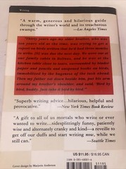 VINTAGE 1994 Bird by Bird Some Instructions on Writing &Life by Anne Lamott PB