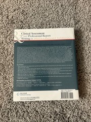 A Guide to Clinical Assessment and Professional Report Writing in Speech-Lan…