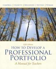 How to Develop a Professional Port- Dorothy M Campbell, 9780137034543, paperback