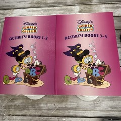 Disney’s World of English Treasure Chest Ingles Sin Barreras RARE Case Activity