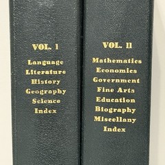 Encyclopedia – The Lincoln Library of Essential Information 1951 2 Vol Set