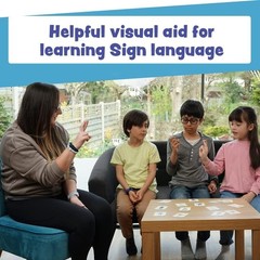 Portable ASL Flashcards – 27 Illustrated Cards for Autism & Speech Development