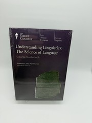 NEW SEALED The Great Courses TRANSCRIPT UNDERSTANDING LINGUISTICS TEACHING