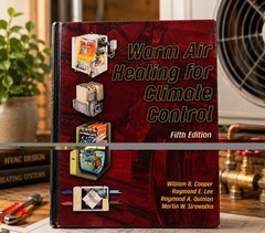 Warm Air Heating for Climate Control 5th Edition HVAC Textbook Hardcover