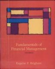 Fundamentals of Financial Management Hardcover Eugene F. Brigham