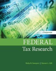 Federal Tax Research – Hardcover By Sawyers, Roby – GOOD