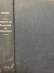 Impact of Research on Education : Some Case Studies by Patrick Suppes (hc 1978)
