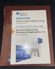 Electrical Engineering Principles & Applications 7th Edition NEW W/ Access Code