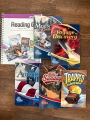 Abeka 6th Grade Reading Program Books 5 Books AND Reading 6 Answer Key