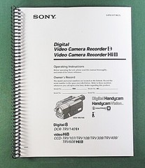 Sony DCR-TRV140 Instruction Manual: 148 Pages & Protective Covers!