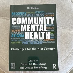 Routledge Community Mental Health Third Edition Paperback Psychology Social Work