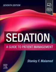 SEDATION: A GUIDE TO PATIENT MANAGEMENT BY Stanley F. PAPERBACK **NEW**