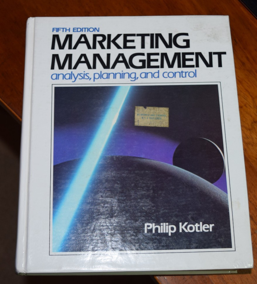 Marketing Management: Analysis, Planning, and Control by Philip Kotler HC 5th Ed