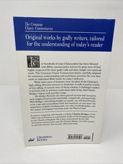 Proverbs Bridges Crossway Classic Commentaries 2001 Paperback – FREE SHIPPING!