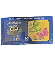 LITTLE LEARNERS BOOK & PUZZLES – ANIMALS ABC ( Boxed Set ) by Page Publications