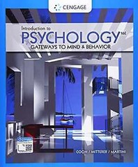 Introduction to Psychology: – Paperback, by Coon Dennis; Mitterer – Very Good