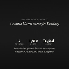 Historic Dentistry, Oral Surgery and Dental Radiography Library 4 Books USB PDF