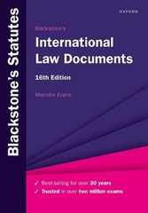Blackstone’s International Law Documents by Malcolm Evans (English) Paperback Bo