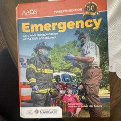 AAOS Emergency Care & Transportation of the Sick & Injured 12th Ed Textbook