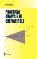 Undergraduate Texts in Mathematics Ser.: Practical Analysis in One Variable…