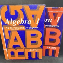 Saxon Algebra 1 3rd Edition and Homeschool Packet