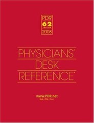 Physicians Desk Reference 2008: Hospital/Li- 9781563636608, PDR Staff, hardcover