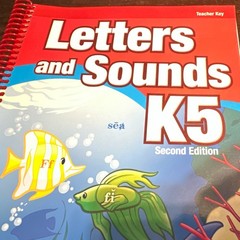 Abeka Letters and Sounds K5 Teacher Key 2nd Ed Spiral, Phonics Preschool