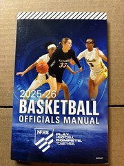2025- 2026 NFHS Basketball Official Manual Book National Federation High School