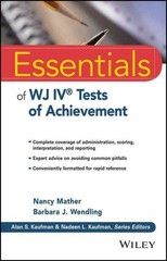 Essentials of Wj IV Tests of Achievement, Paperback by Mather, Nancy; Wendlin…