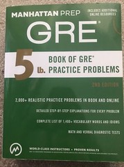 5lbs Book Of GRE Practice Problems 2nd Edition