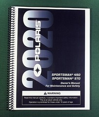 2020 Polaris Sportsman 570 6X6 Owner’s Manual: 200 Pages & Protective Covers!