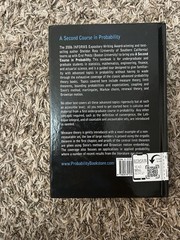 Second Course in Probability by Erol A. Peköz and Sheldon M. Ross ( Hard cover)
