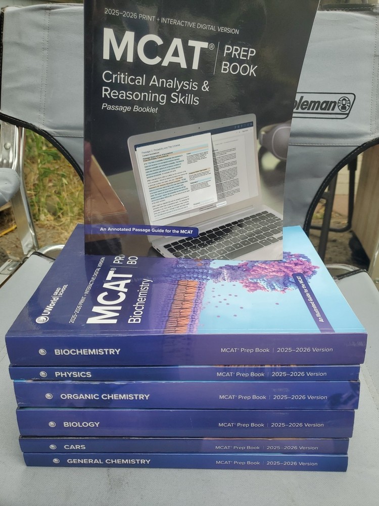 READ[] Uworld 2026-2027 MCAT Prep Book 7Books (No Digital Code)