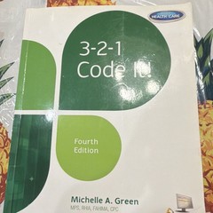 3-2-1 Code It! 4th Ed Paperback Michelle A. Green Medical Coding 2013 608p