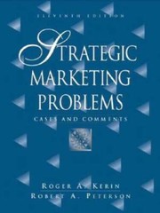 Strategic Marketing Problems: Cases and Comments (11th Edition) – GOOD