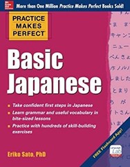 Practice Makes Perfect Basic Japanese Paperback Eriko Sato