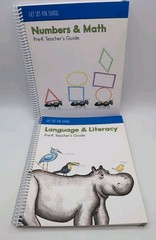 LOT Pre-K Teacher Guides Language & Literacy + Numbers Math 9781934825303