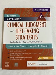 Saunders 2024-2025 NCLEX Clinical Judgment & Test-Taking Strategies 8th Ed