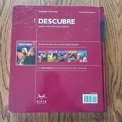 Vista Higher Learning Descubre 1 Spanish Hardcover Bilingual Teacher’s Edition