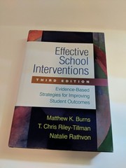 Effective School Interventions Third Edition Evidence-Based Strategies NEW