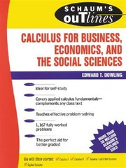 Schaum’s Outline of Theory and Problems of Calculus for Business, Economics, …