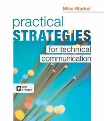 Practical Strategies for Technical Communication, Markel, Mike, Book