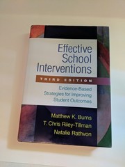 Effective School Interventions Third Edition Evidence-Based Strategies NEW