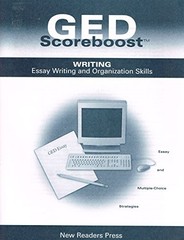 GED SCOREBOOST WRITING: ESSAY WRITING AND ORGANIZATION By New Readers Press *VG*