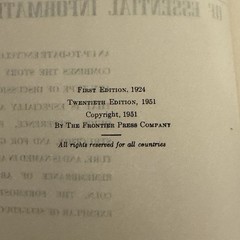 Encyclopedia – The Lincoln Library of Essential Information 1951 2 Vol Set