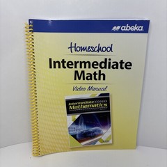 A Beka Homeschool Intermediate Math Video Manual 7th Grade- Good
